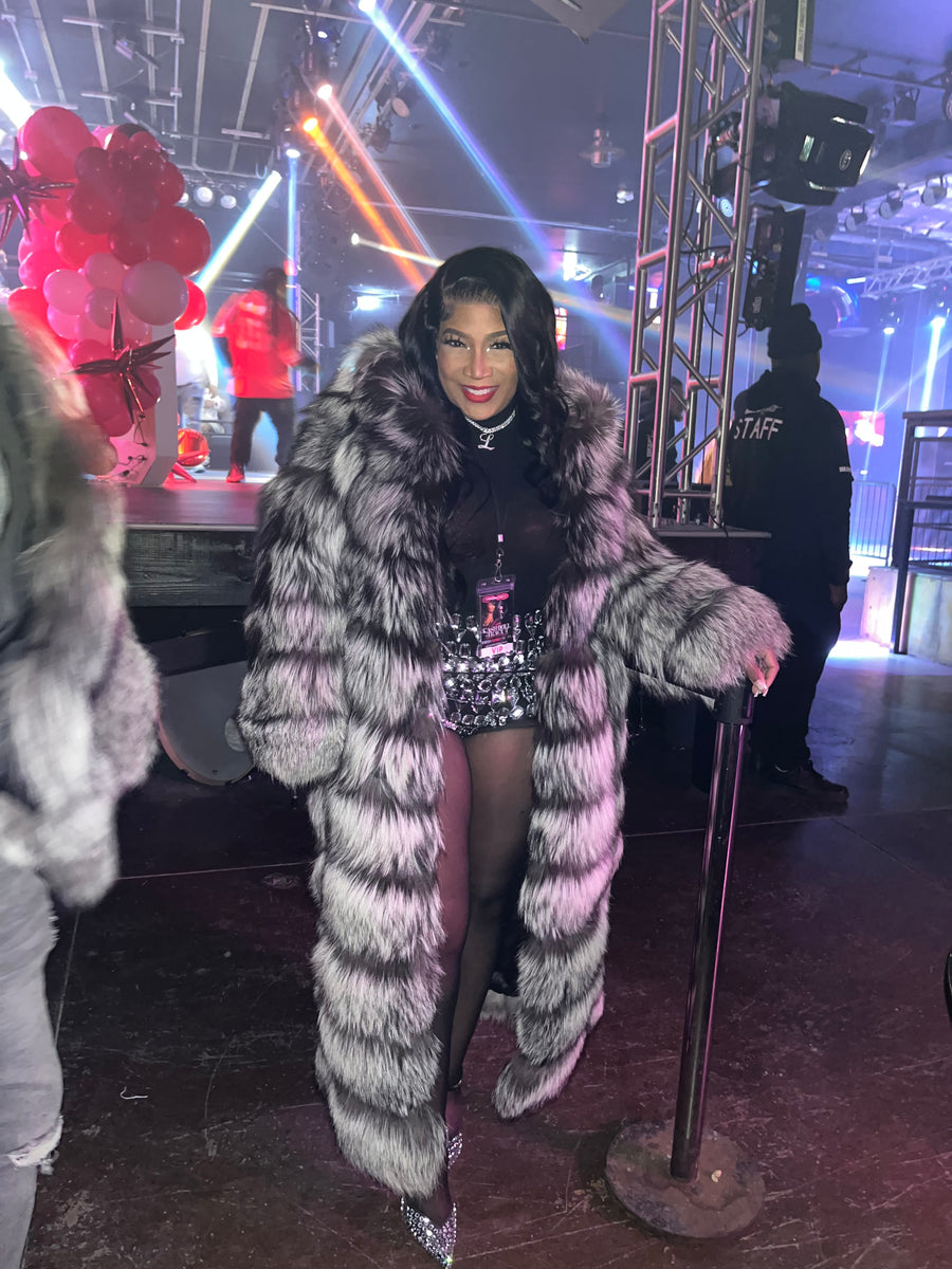 Silver Fox Fur coat– Cherish The Furs