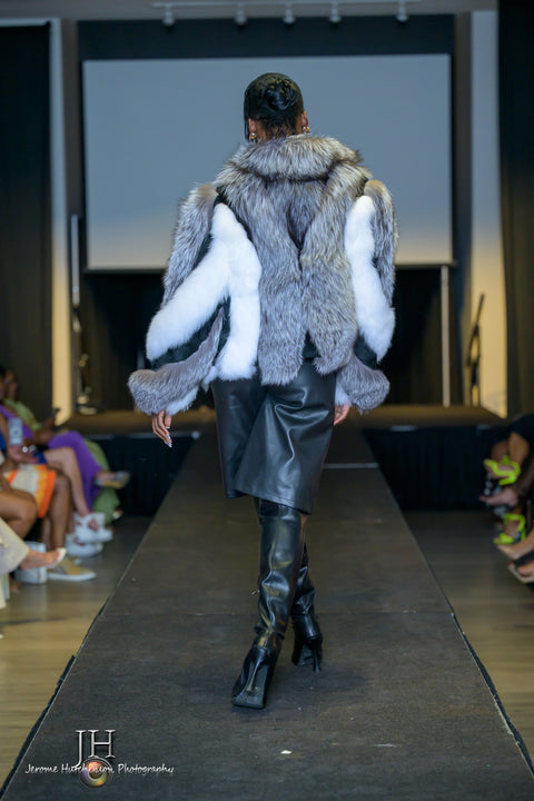 Fox fur jacket