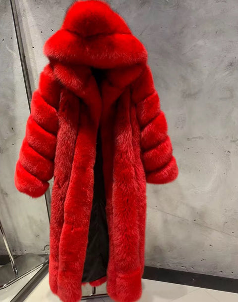 Dyed Red Full length Fox