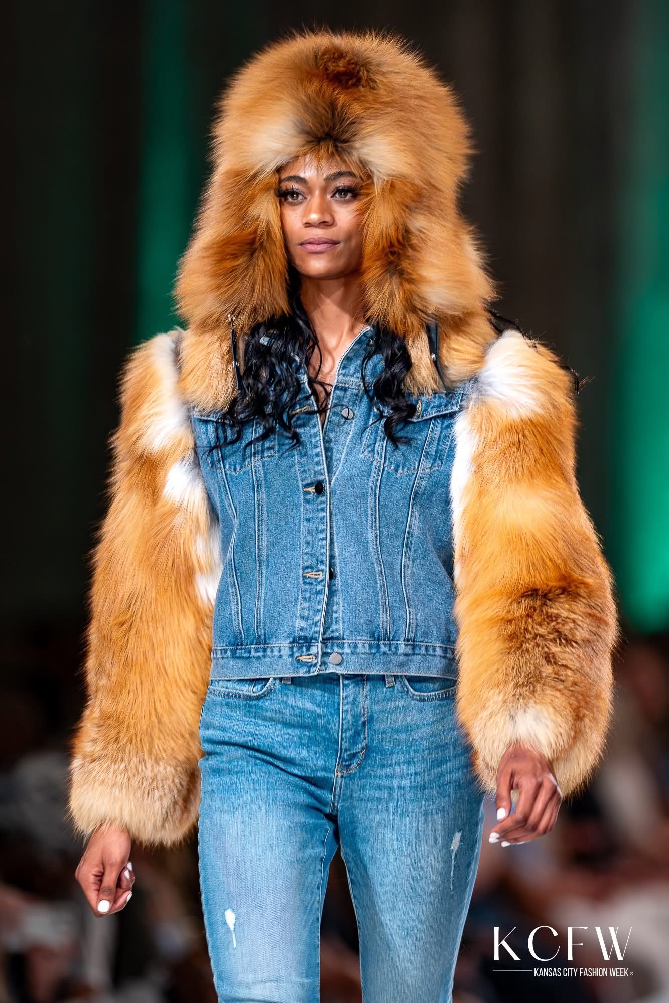 Natural red fox Trooper hat– Cherish The Furs