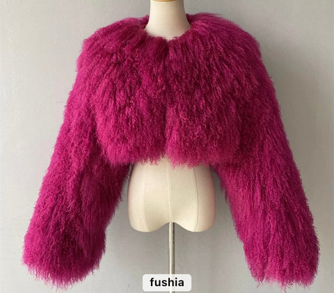 Custom Mongolian crop (any color)