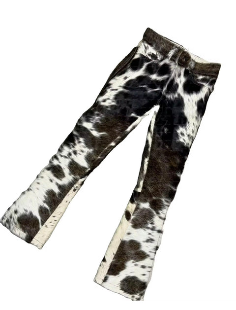 Cowhide pants
