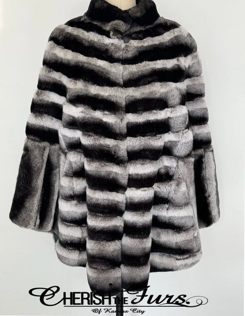 Rex Chinchilla fur Cape