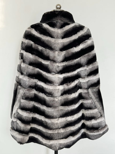 Rex Chinchilla fur Cape