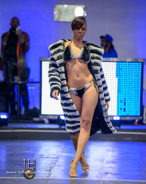 Chinchilla Convertible Coat