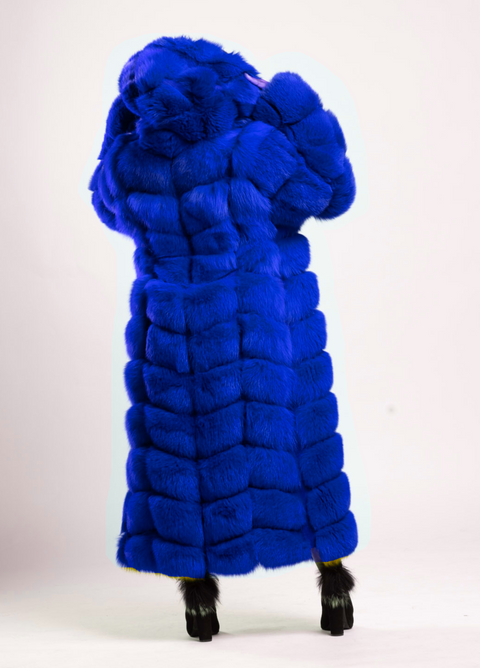 Full Length Fox Fur Coat Women's