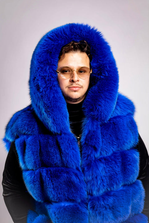 Fox Fur Vest Men's