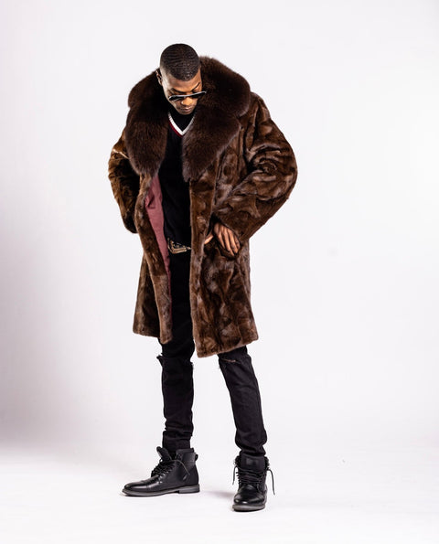 Mink and Fox Men's Trench