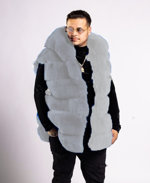 Fox Fur Vest Men's