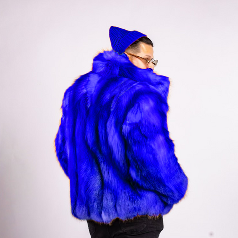 Fox Fur Bomber Men's
