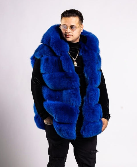 Fox Fur Vest Men's