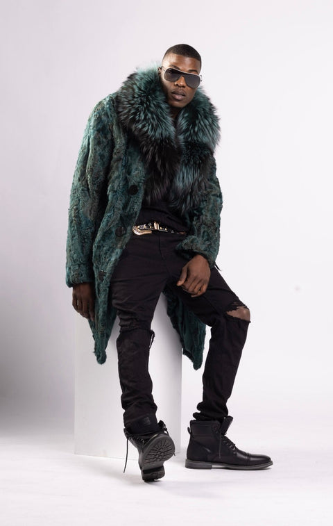 Mink and Racoon Men's Trench